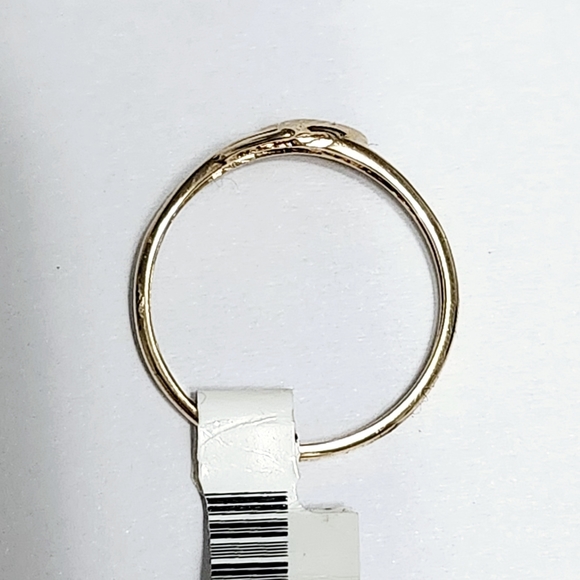 10K Gold diamond heart Ring sz 6.5 - Picture 5 of 9